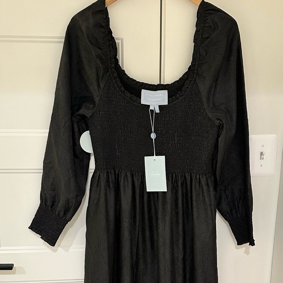 Hill House Emily Nap Dress Womens XL Black Maxi Romantic Cottagecore Timeless - Picture 6 of 15